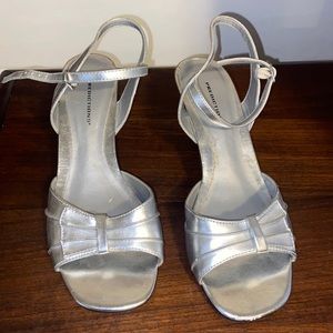 silver heels